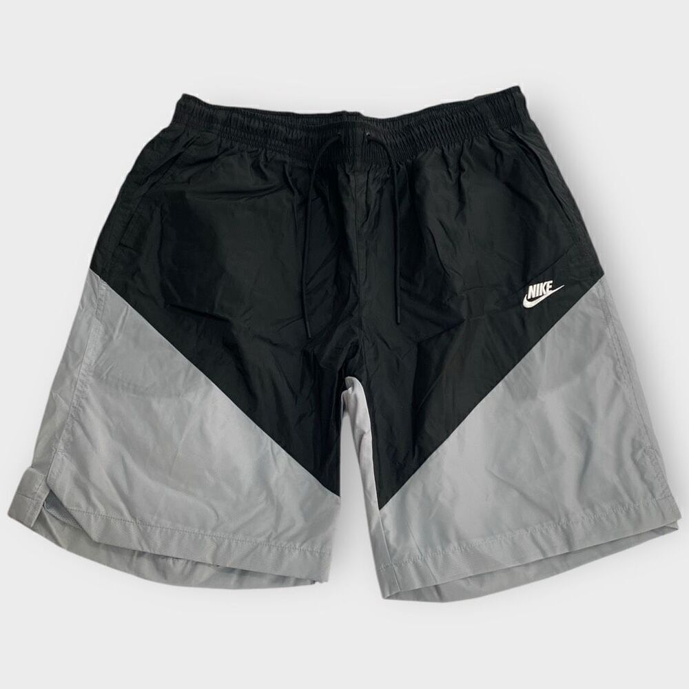 Nike Sportswear Windrunner Track Shorts  Black/Grey AR2424-010 Mens size XL New
